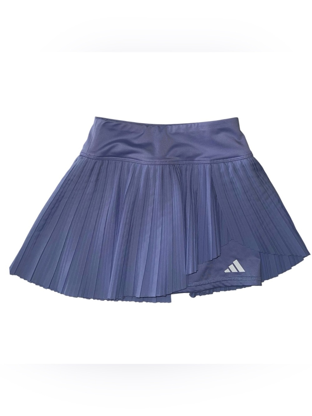 adidas Girls Light Lavender Woven Pleated Skort Sz S